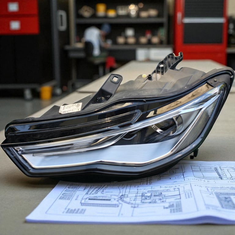 Frontscheinwerfer Audi A6 C7 4G0941043K Bi-Xenon Links Scheinwerfer Headlight SCH9989647352xb