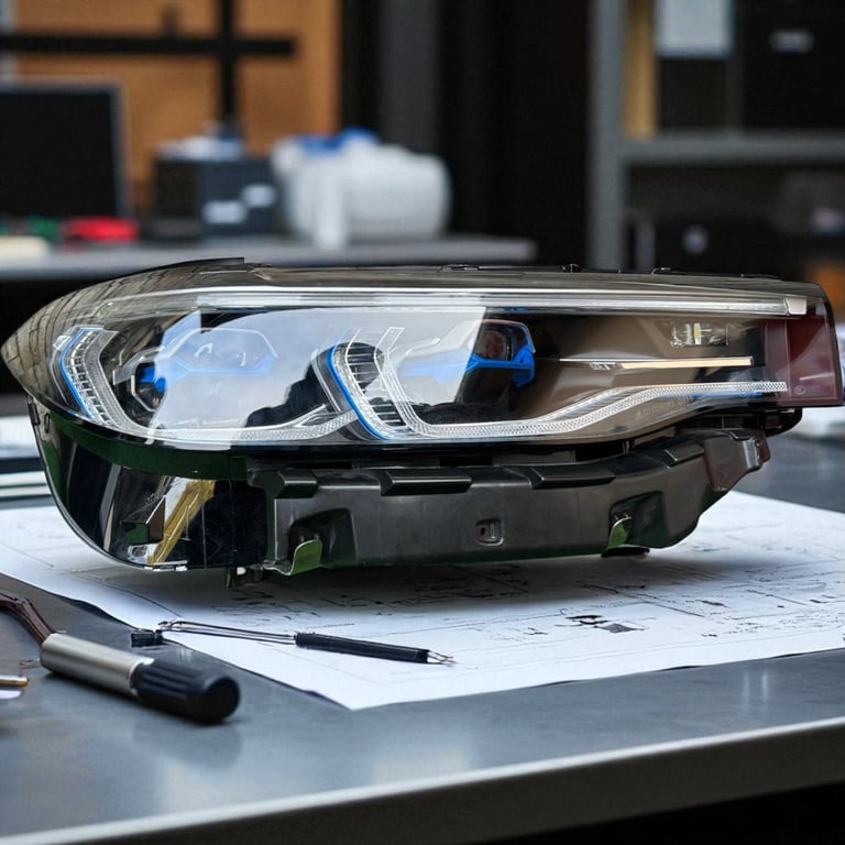 Frontscheinwerfer BMW X7 G07 5A3E522-01 Laser Rechts Scheinwerfer Headlight SCH6250756274iy