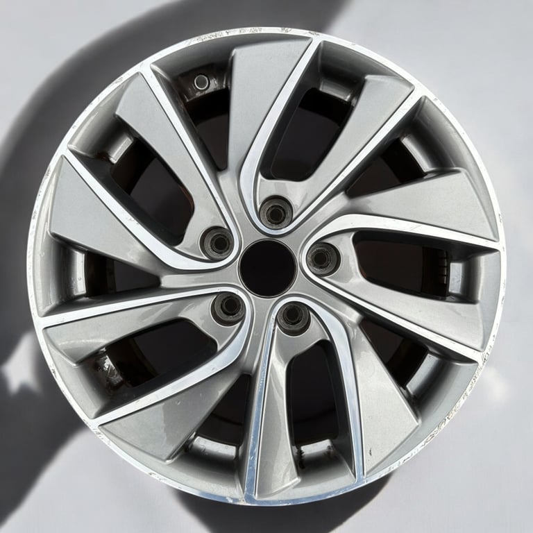 1x Alufelge 17 Zoll 7.0" 5x114.3 53ET Glanz Graphit 52910-G4350 Hyundai I30 Mg FEL8895445048fj