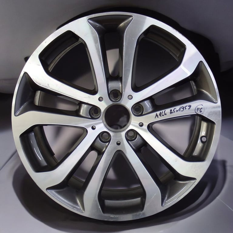 1x Alufelge 19 Zoll 8.5" 5x112 59ET Glanz Grau A1664011100 Mercedes-Benz Mg FEL2288808611wt