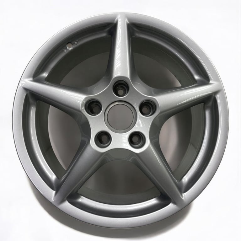 1x Alufelge 18 Zoll 8.0" 5x130 57ET Porsche 997 Rim Wheel