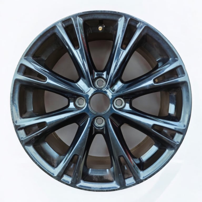 1x Alufelge 17 Zoll 7.0" 4x108 47 5ET Glanz Schwarz C1BC-YA Ford Fiesta