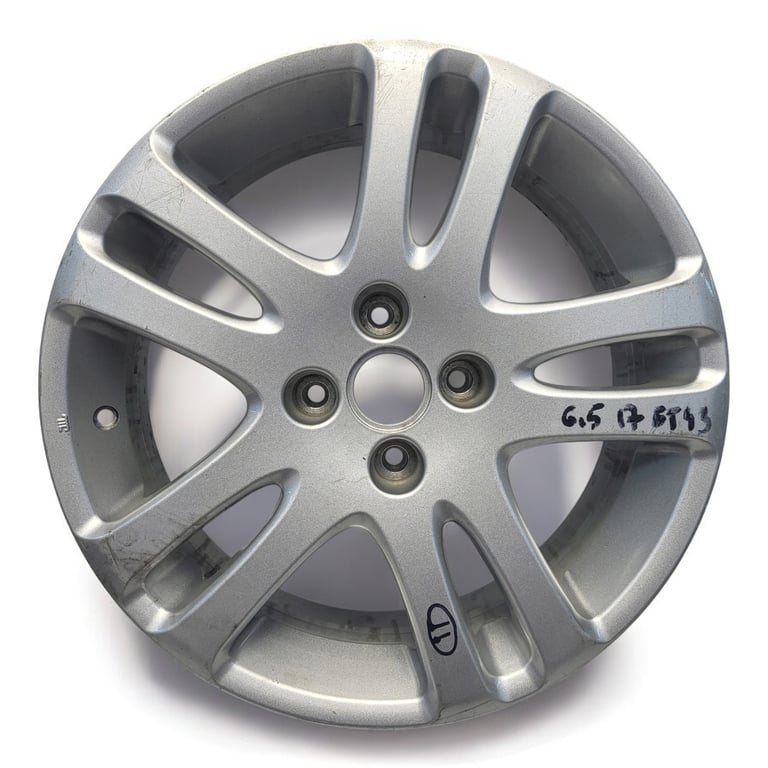 1x Alufelge 17 Zoll 6.5" 4x108 31ET Glanz Silber 25620X Peugeot 307 Rim Wheel