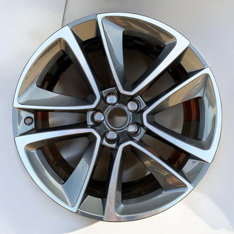 1x Alufelge 19 Zoll 9.5" 5x108 27ET Glanz Graphit GX53-1007-DA Jaguar Mg FEL2768548260gi