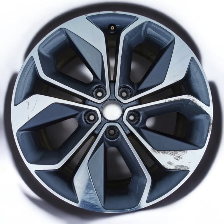 1x Alufelge 18 Zoll 7.5" 5x114.3 46ET Glanz Graphit 403006336R Mg Gt Megane Iv