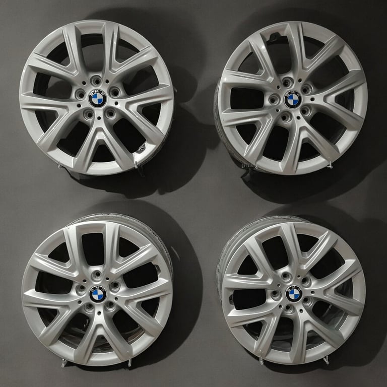 4x Alufelge 17 Zoll 6.0" 5x112 47ET Glanz Schwarz 6884815 BMW 2 F45 F46 FEL1131695496mm