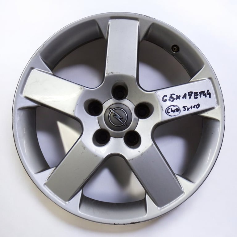 1x Alufelge 17 Zoll 6.5" 5x110 44ET Glanz Silber SL1862 Opel Vectra Zafira