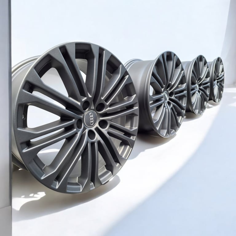 4x Alufelge 18 Zoll 8.0" 5x112 31ET Audi A4 Rim Wheel