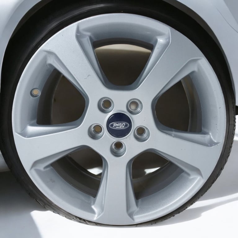 1x Alufelge 17 Zoll 7.5" 5x108 55ET Glanz Silber DS71-1007-A2 Ford Mondeo