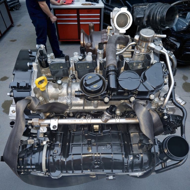 Motor Audi Seat Skoda VW Golf DHF 1.5 TSI 96kW 8TKm Benzin Engine Komplett