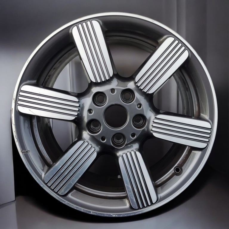 1x Alufelge 17 Zoll 7.0" 5x112 54ET Glanz Schwarz 6855111 Mini F57 F56 F55