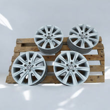 Load image into Gallery viewer, 4x Alufelge 17 Zoll 7.0" 5x112 43ET Matt Silber 5N0601025M VW Tiguan Rim Wheel FEL3800385989ne