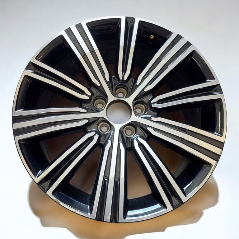 1x Alufelge 18 Zoll 8.0" 5x112 42ET Glanz Schwarz 31471312 Volvo Rim Wheel