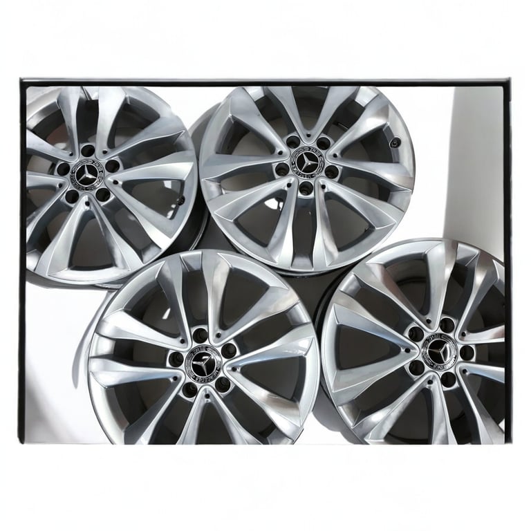 4x Alufelge 17 Zoll 7.0" 5x112 48 5ET A2054018000 Mercedes-Benz W205 Rim Wheel FEL3699430449zz