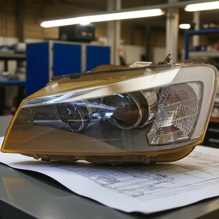 Frontscheinwerfer BMW X3 F25 7276991 Xenon Links Scheinwerfer Headlight SCH6672812207ol