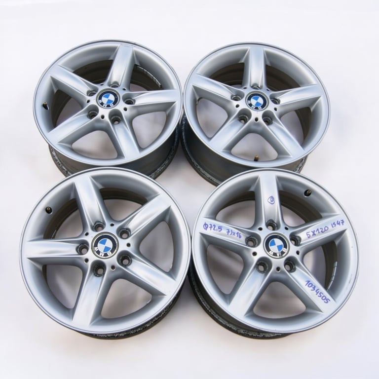 4x Alufelge 16 Zoll 7.0" 5x120 1034505 BMW Rim Wheel FEL6663170220vl