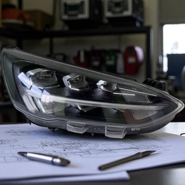 Frontscheinwerfer Ford Focus MX7B-13E014 LED Rechts Scheinwerfer Headlight SCH4366199579ja