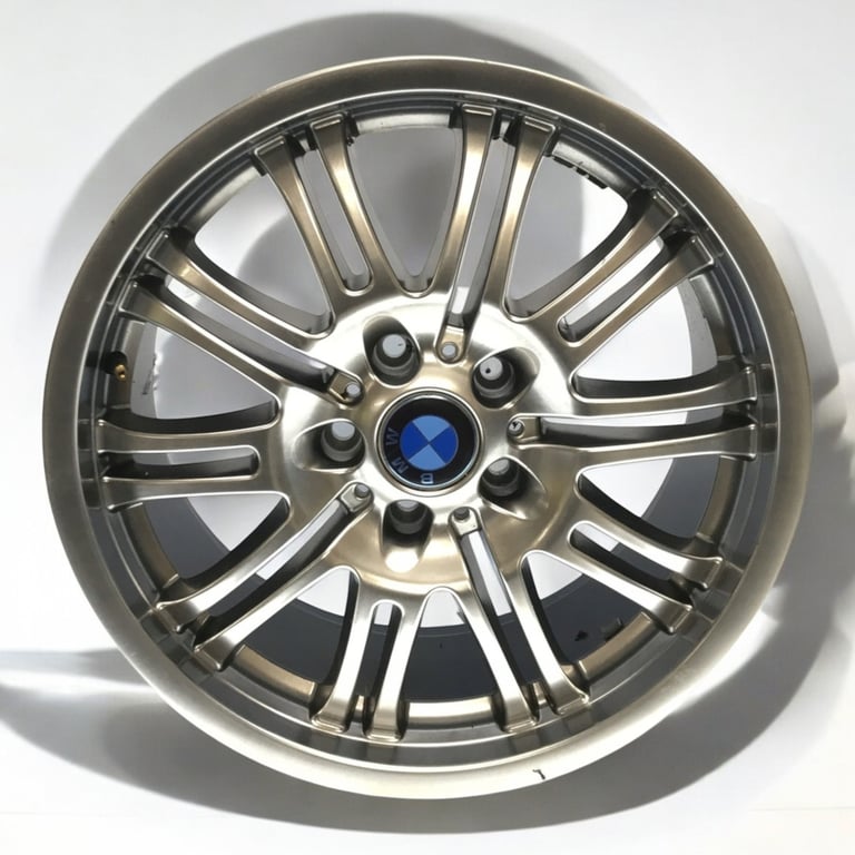 1x Alufelge 18 Zoll 9.0" 5x120 26ET Glanz Silber 2229960 BMW 3 E46 Rim Wheel