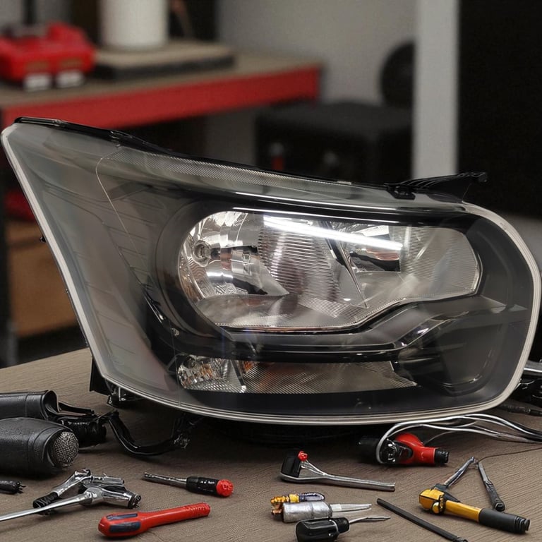 Frontscheinwerfer Ford Transit GK31-13W029-BC Rechts Scheinwerfer Headlight