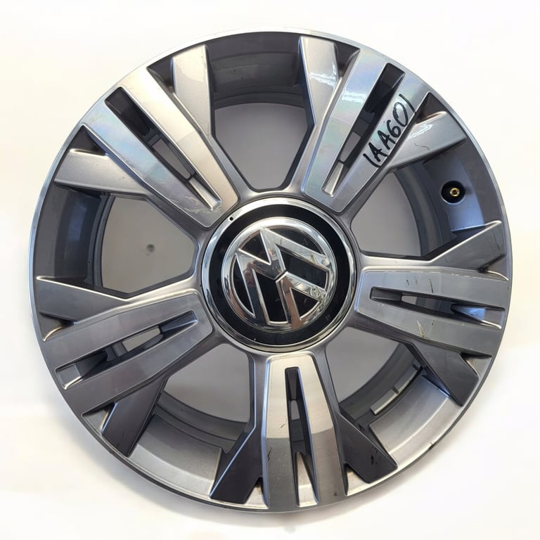 1x Alufelge 16 Zoll 6.0" 4x100 39ET Silber 1S0601025BA VW Rim Wheel FEL3752615608kx