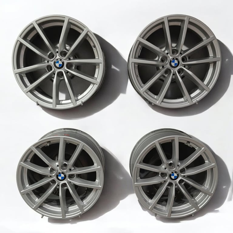 4x Alufelge 17 Zoll 7.5" 5x112 30ET Glanz Silber 6859025 BMW 3 G21 G20 Rim Wheel FEL9457612350fz