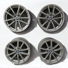 Laden Sie das Bild in den Galerie-Viewer, 4x Alufelge 17 Zoll 7.5" 5x112 30ET Glanz Silber 6859025 BMW 3 G21 G20 Rim Wheel FEL9457612350fz