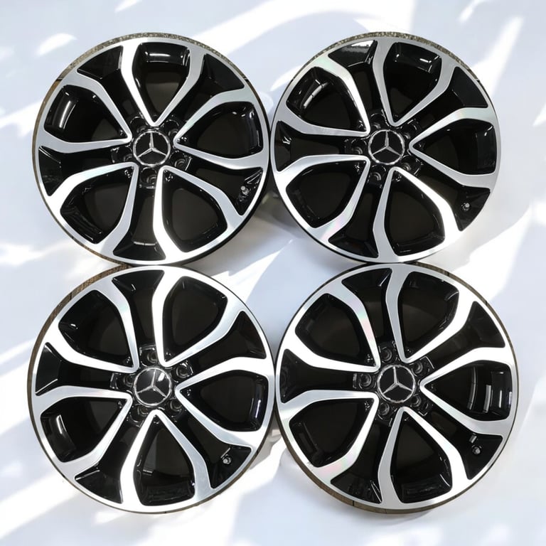 4x Alufelge 17 Zoll 7.0" 5x112 48 5ET A2054010200 Mercedes-Benz W205 Rim Wheel FEL3189507450da