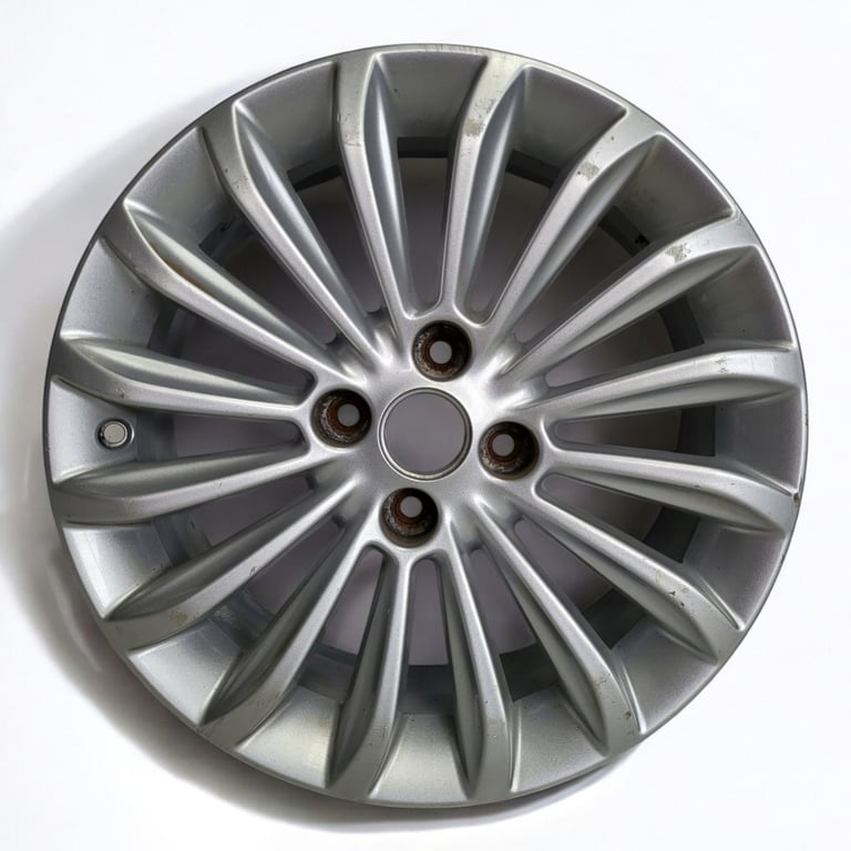 1x Alufelge 16 Zoll 6.5" 4x100 40ET Glanz Silber 0P071 Opel Corsa Rim Wheel