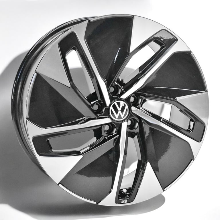 4x Alufelge 19 Zoll 8.0" 5x112 45ET Glanz Schwarz 11A601025 VW Id.4 Rim Wheel FEL1607170973xk