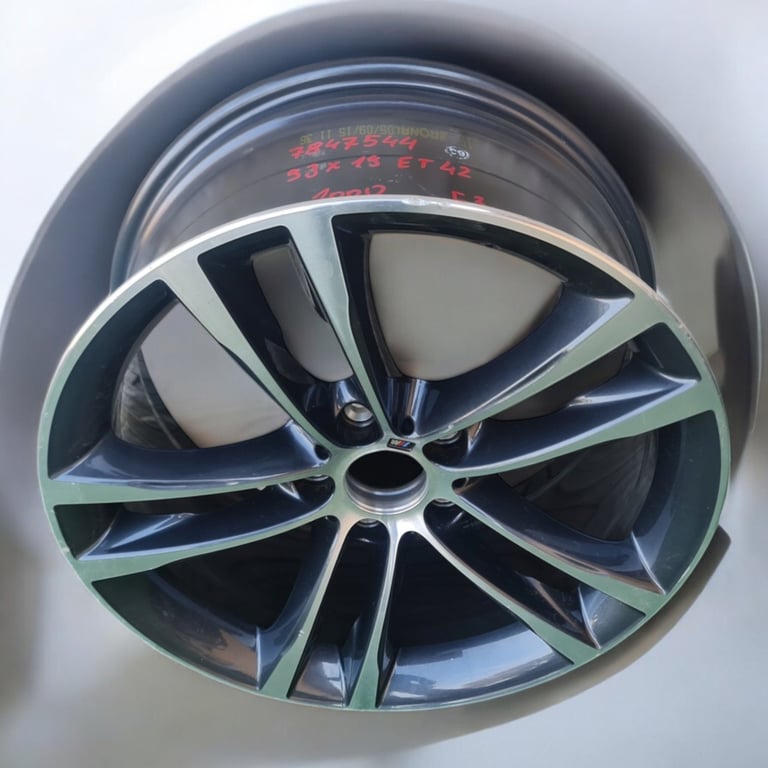 1x Alufelge 19 Zoll 9.0" 5x120 7847544 BMW 3 F30 F32 Rim Wheel FEL5507203878fm