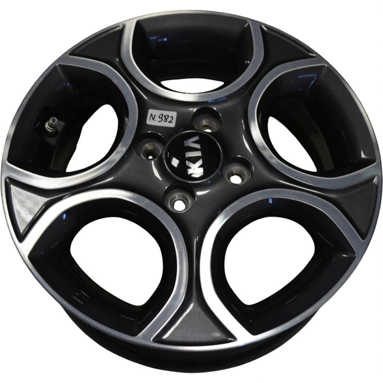 1x Alufelge 15 Zoll 5.5" 4x100 52ET Kia Rim Wheel