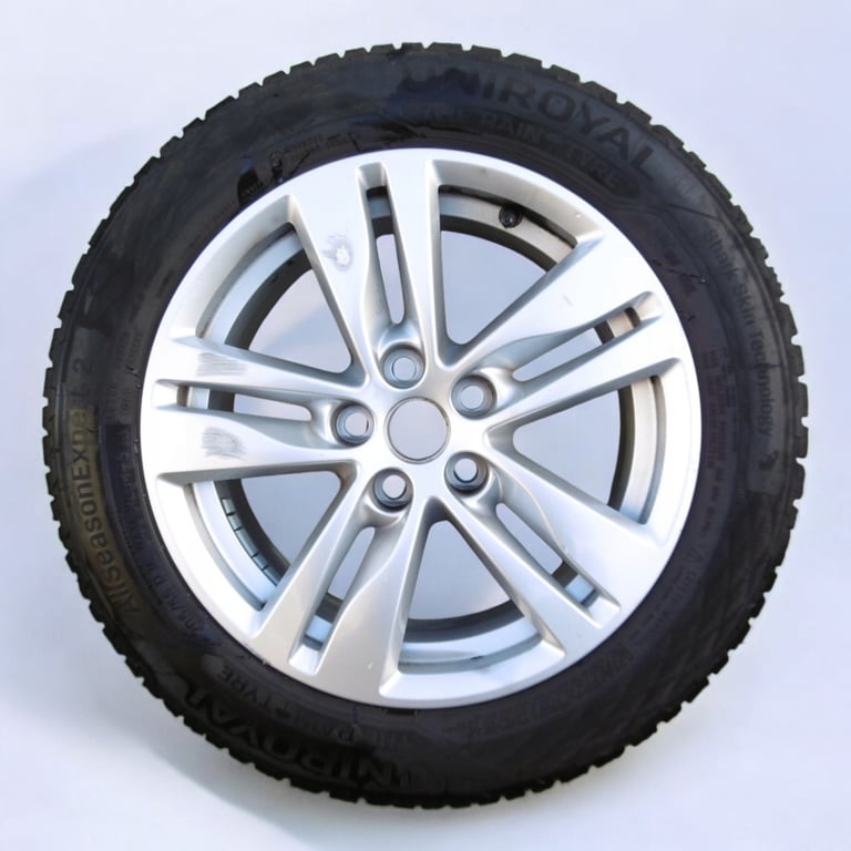 1x Alufelge 16 Zoll 7.0" 5x105 41ET Matt Silber 39024544 Opel Astra Rim Wheel