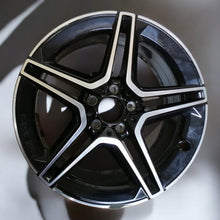 Load image into Gallery viewer, 1x Alufelge 18 Zoll 8.0" 5x112 43ET Glanz Schwarz A2134016300 Mercedes-Benz Amg FEL5244295157pw