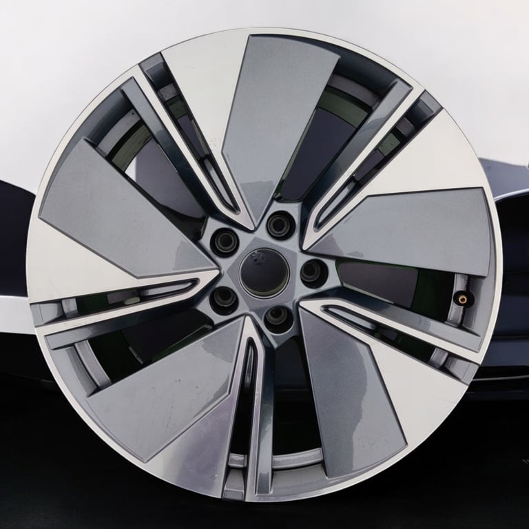 1x Alufelge 19 Zoll 8.0" 5x112 45ET 5LA601025A Skoda Enyaq Rim Wheel