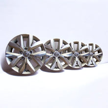 Laden Sie das Bild in den Galerie-Viewer, 4x Alufelge 16 Zoll 6.5" 5x112 48ET Glanz Silber VW Golf Touran Rim Wheel FEL1050158444cu