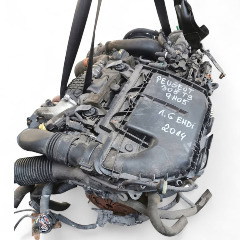 Motor Peugeot 308 I 10JBFB 9H05 1.6 EHDI Diesel Engine Komplett MOT2855454287vu