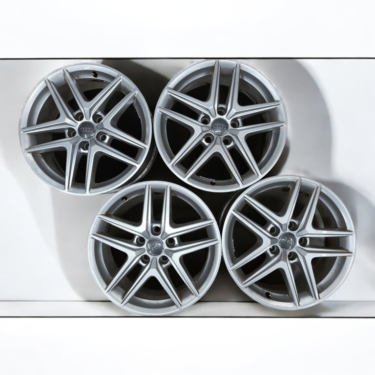 4x Alufelge 17 Zoll 6.5" 5x112 28ET Glanz Silber 8W9601025 Audi Allroad B9 FEL9017002003ro