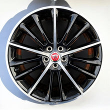 Laden Sie das Bild in den Galerie-Viewer, 1x Alufelge 19 Zoll 7.5&quot; 5x108 45ET Glanz Schwarz GX73-1007-KA Jaguar Xe X760