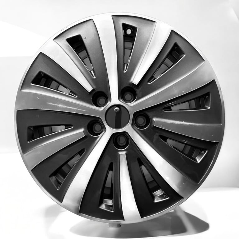 1x Alufelge 17 Zoll 6.5" 5x112 41ET Glanz Graphit 3V0601025 Mg Superb Rim Wheel