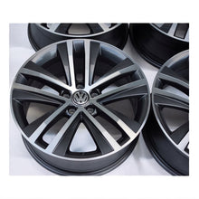 Laden Sie das Bild in den Galerie-Viewer, 4x Alufelge 18 Zoll 7.5&quot; 5x112 35ET Glanz Graphit 7N0601025F Mg Sharan Rim Wheel