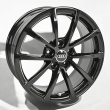 Laden Sie das Bild in den Galerie-Viewer, 4x Alufelge 17 Zoll 7.5" 5x112 36ET Glanz Schwarz 4K0601025 Audi A6 Rim Wheel FEL8308501439hz