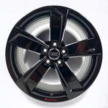 Laden Sie das Bild in den Galerie-Viewer, 4x Alufelge 18 Zoll 8.0" 5x112 46ET Glanz Schwarz Audi Rim Wheel FEL3606383031dw