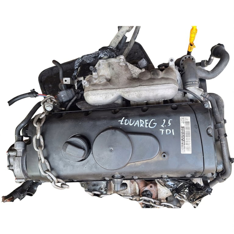 Motor VW Touareg BPD 2.5 TDI 163PS 120kW Diesel Engine Komplett