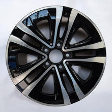 Load image into Gallery viewer, 1x Alufelge 17 Zoll 6.5&quot; 5x112 44ET Glanz Schwarz A1774012900 Mercedes-Benz