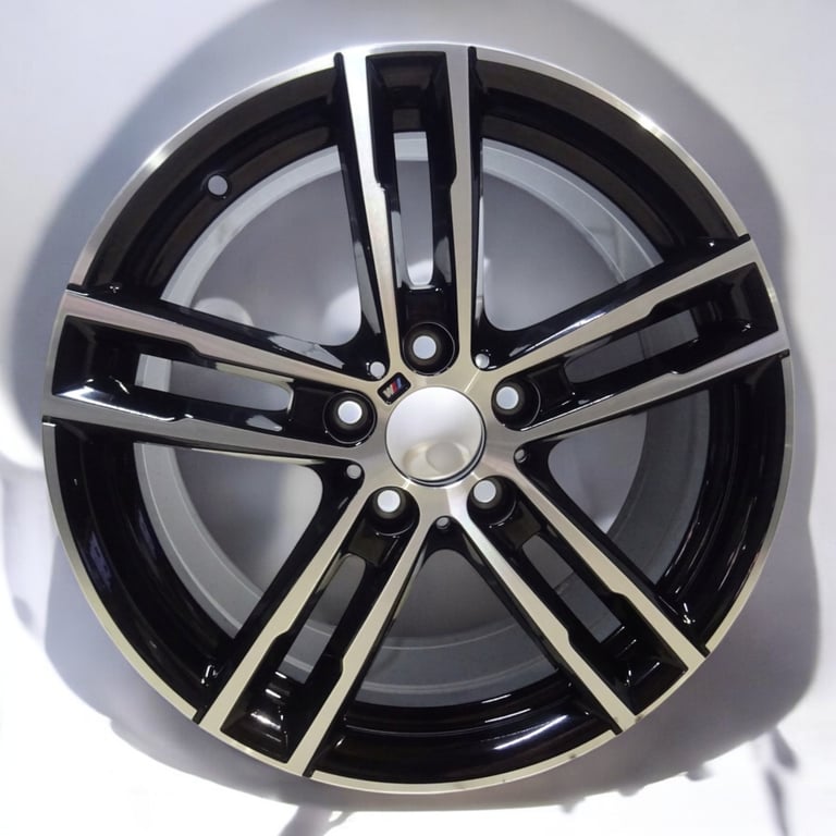 1x Alufelge 18 Zoll 8.0" 5x120 52ET Glanz Schwarz 8009703 BMW 1 F21 F20 FEL9094036281fq