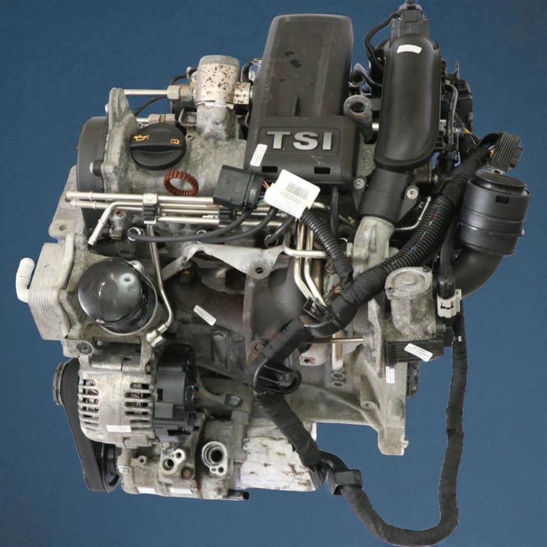 Motor Seat VW Ibiza Polo 6r CBZB 1.2 TSI 105PS 77kW 94TKm Benzin Engine Komplett