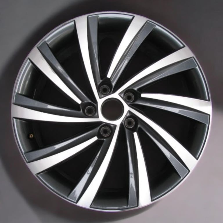 1x Alufelge 18 Zoll 7.5" 5x112 48ET Glanz Graphit 5E3601025AG Skoda Octavia FEL7608038146sv