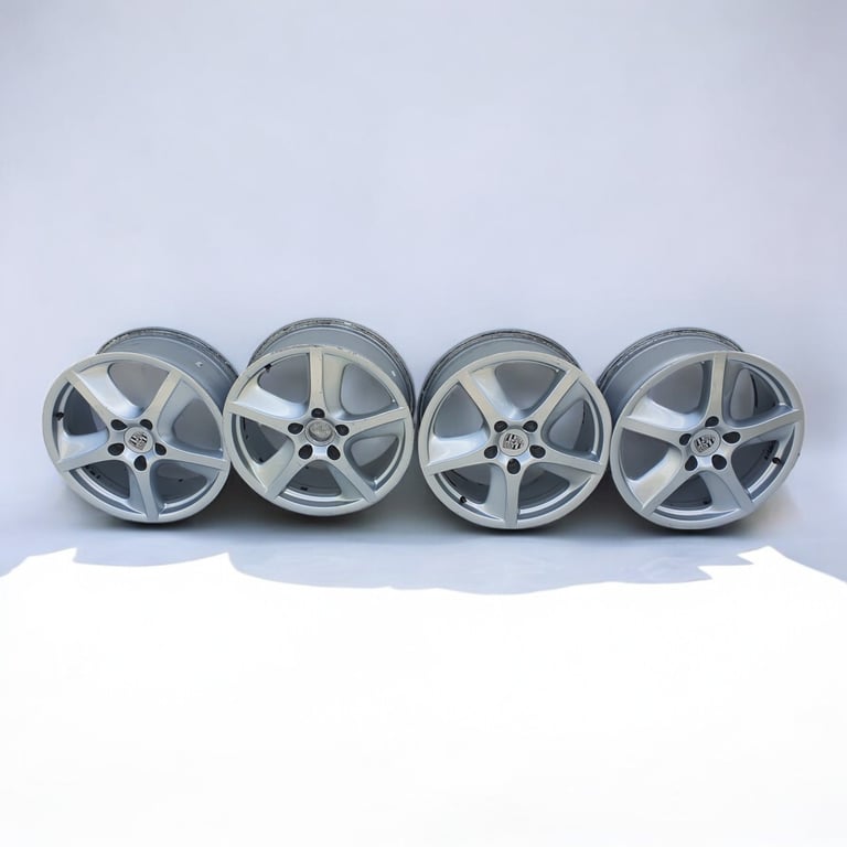 4x Alufelge 18 Zoll 8.0" 5x130 8JX18H2 Porsche Rim Wheel FEL2291124169ws