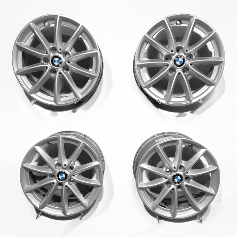 4x Alufelge 16 Zoll 7.0" 5x112 52ET Glanz Silber 6855080 BMW 2 F45 F46 Rim Wheel FEL9401223723ge