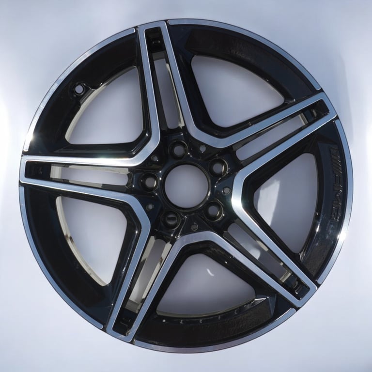 1x Alufelge 18 Zoll 7.5" 5x112 49ET Glanz Schwarz A1774011500 Mercedes-Benz FEL3265509159yd